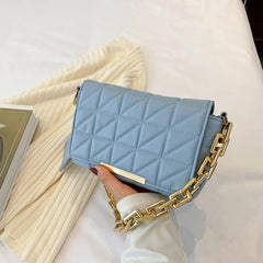 Chain Strap Shoulder Bag Flap Underarm Bags For Women Ladies Handbags