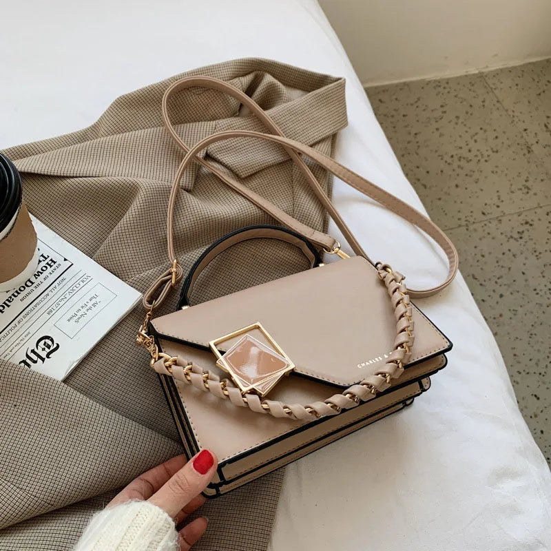 Chain Women Handbags Leather Shoulder Crossbody Bag And Purses