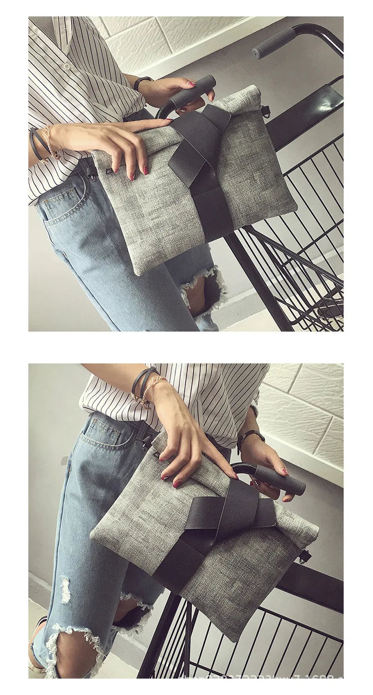 Large Envelope Messenger Bag for Women
