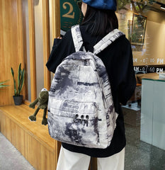 College Student Schoolbag Large-capacity Camouflage Backpack