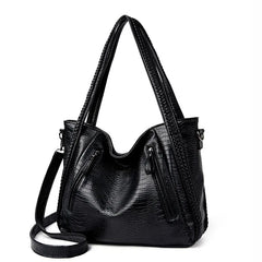 Crocodile One Shoulder Women's Bag Large Capacity Handheld Crossbody