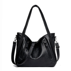 Crocodile One Shoulder Women's Bag Large Capacity Handheld Crossbody