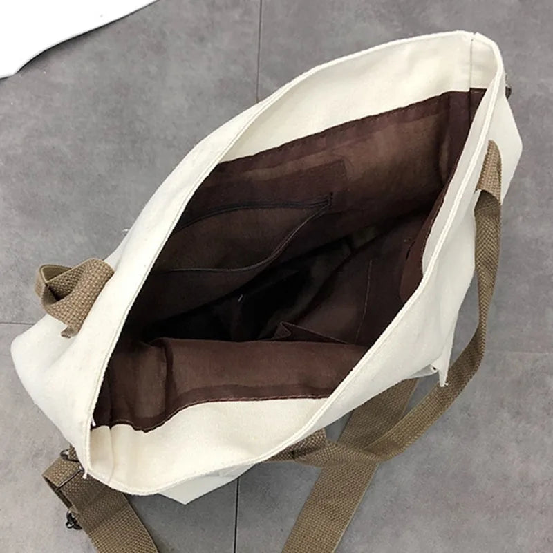 Straw Crossbody Bag High Capacity Shoulder Bag Summer Handbag