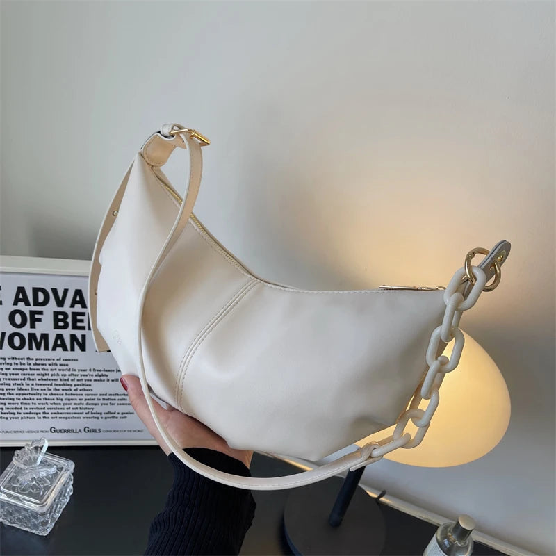 Women's Crossbody Bag Soft Leather Shoulder Hobo Handbag