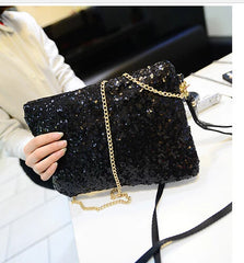 Sparkling Bling Sequins Evening Party Clutch Bag Handbag Women