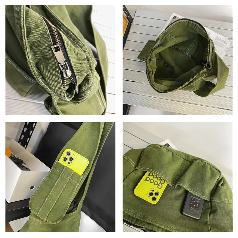 Denim Shoulder Bags For Women Casual Female Handbags Jeans Shoppers Eco Bag