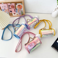 Laser Transparent Crossbody Bag for Women