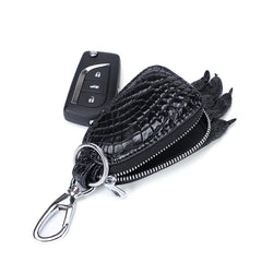 Crocodile Leather Men Key Bag Business Leather Car Key Holder