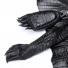Crocodile Leather Men Key Bag Business Leather Car Key Holder