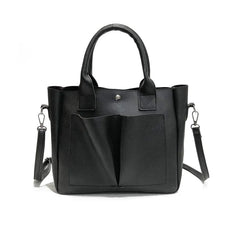 Stylish Women's Shoulder Bag - Large Capacity PU Leather