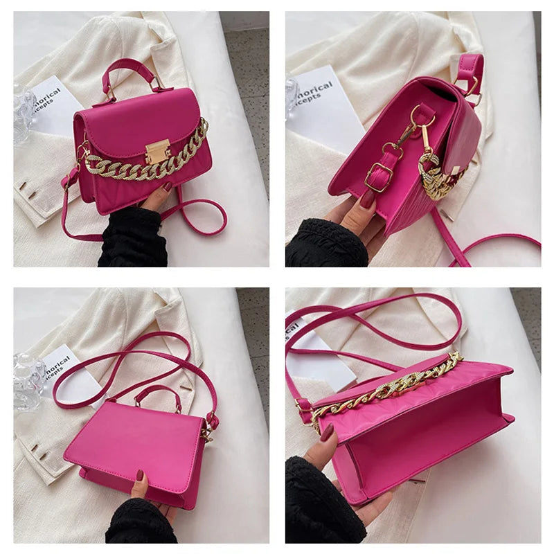 Shoulder Bag Chain Crossbody Bags for Women Ladies Handbags and Purses