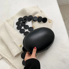 Round Handbag Women Crossbody Party Clutch Evening Bags