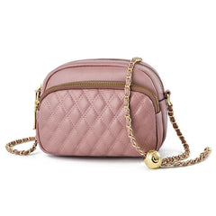Diamond Lattice PU Leather Women Handbags Lady's Shoulder Crossbody Bag