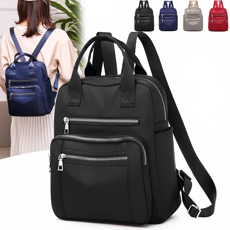 Dual-Use Double Backpack Handbag Outdoor Travel Red