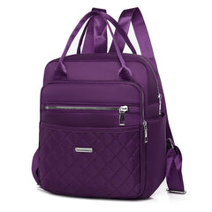 Dual-Use Double Backpack Handbag Outdoor Travel Oxford Cloth Convenient