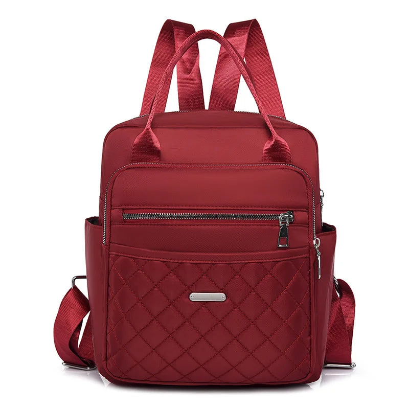 Dual-Use Double Backpack Handbag Outdoor Travel Oxford Cloth Convenient
