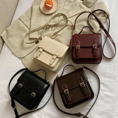 Vintage PU Leather Tote Bag Women's Handbag