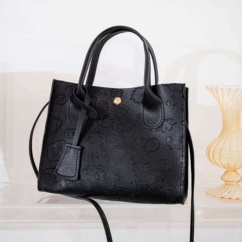 Embossed Shoulder Bag Women Handbags Totes Crossbody Ladies Hand Bag Girls
