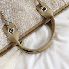 European/American Bucket Bag Chain Tote High Capacity