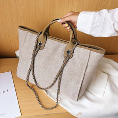 European/American Bucket Bag Chain Tote High Capacity