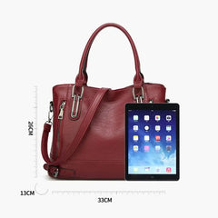 European & American PU Leather Women Handbag Tote Shoulder Bag KL746