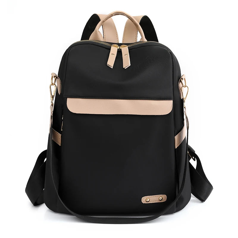 High Oxford Fabric Backpack Lightweight Teen School Bag
