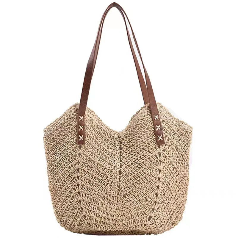 Ethnic Crochet Shoulder Bag Large Capacity Women Handbags