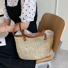 Ethnic Crochet Shoulder Bag Large Capacity Women Handbags