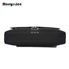 Men's Leather Messenger Bag Business Cross Body Briefcase