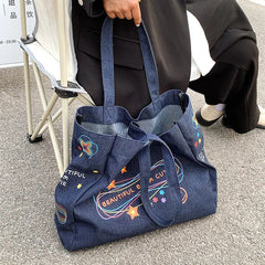 Cowboy Tote Bag Large Capacity Women Handbags Shoulder Bag Casual Female Handbag