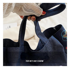 Cowboy Tote Bag Large Capacity Women Handbags Shoulder Bag