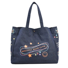Cowboy Tote Bag Large Capacity Women Handbags Shoulder Bag Casual Female Handbag