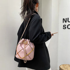 Small Fragrant Water Bucket Crossbody Bag for Women