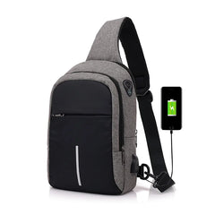 Men's Messenger Chest Bag Single Shoulder Strap Pack