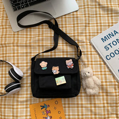 Canvas Small Bag Female Diagonal Bag Wild Mini Student Girl Shoulder Bag