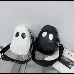 Funny Devil Personality Shoulder Bag Cute Clash Colors Satchel