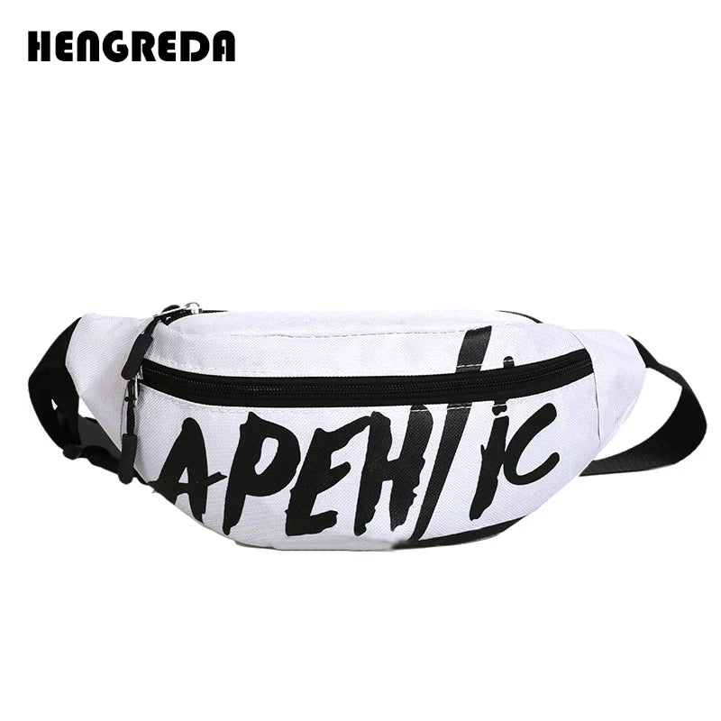 Hip Hop Crossbody Bag Waterproof Shoulder Messenger Short Trip Sport Chest Waist