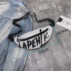 Hip Hop Crossbody Bag Waterproof Shoulder Messenger Short Trip Sport Chest Waist