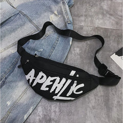 Hip Hop Crossbody Bag Waterproof Shoulder Messenger Short Trip Sport Chest Waist