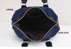 Men's Leather Travel Bag Large Capacity Shoulder Handbag Vintage Duffle