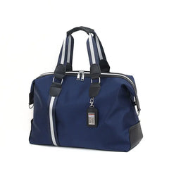 Men's Leather Travel Bag Large Capacity Shoulder Handbag Vintage Duffle