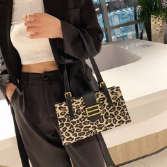 Leopard Women Handbags European Leather Ladies Shoulder Bags Female Girl Crossbo