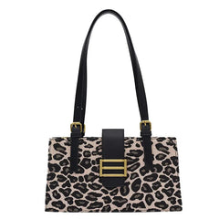 Leopard Women Handbags European Leather Ladies Shoulder Bags Female Girl Crossbo