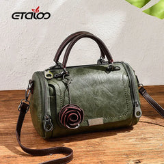 PU Leather Handbag For Women Girl Messenger Bags With Ball Female Shoulder Bags