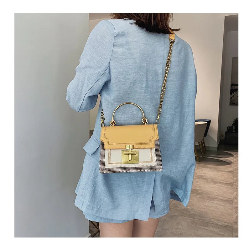 Vintage Leather Crossbody Bag Women Handbag Clutch Casual Female