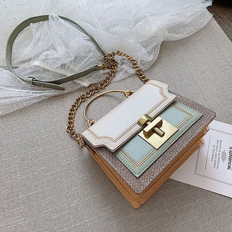Pathwork PU Leather Women Crossbody Bags Vintage Shoulder Messenger Bag