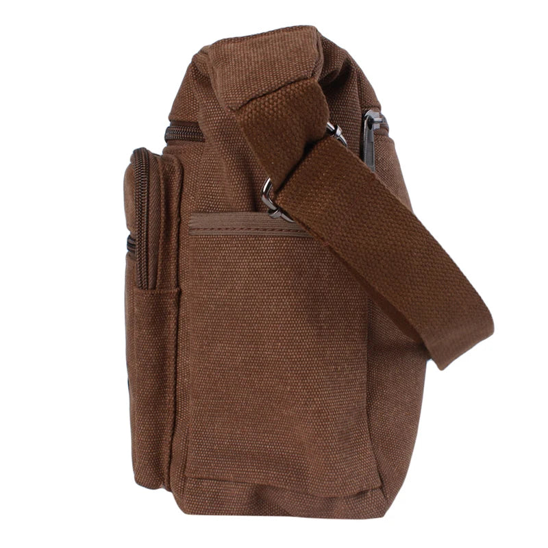 Retro Casual Shoulder Bag Canvas Outdoor Unisex Messenger Bag