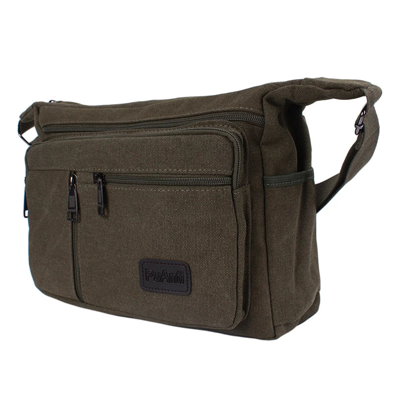 Retro Casual Shoulder Bag Canvas Outdoor Unisex Messenger Bag