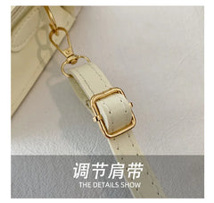 Quirky Stitching Small Square Bag Women's Crossbody