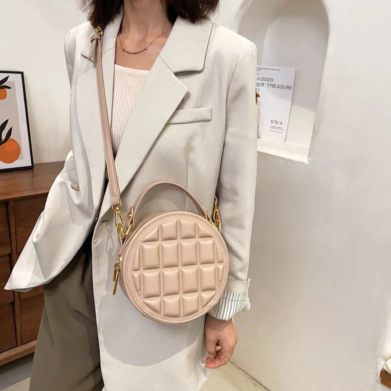 Small Round Bag Women's Handbag Purse Mini Ladies Bags